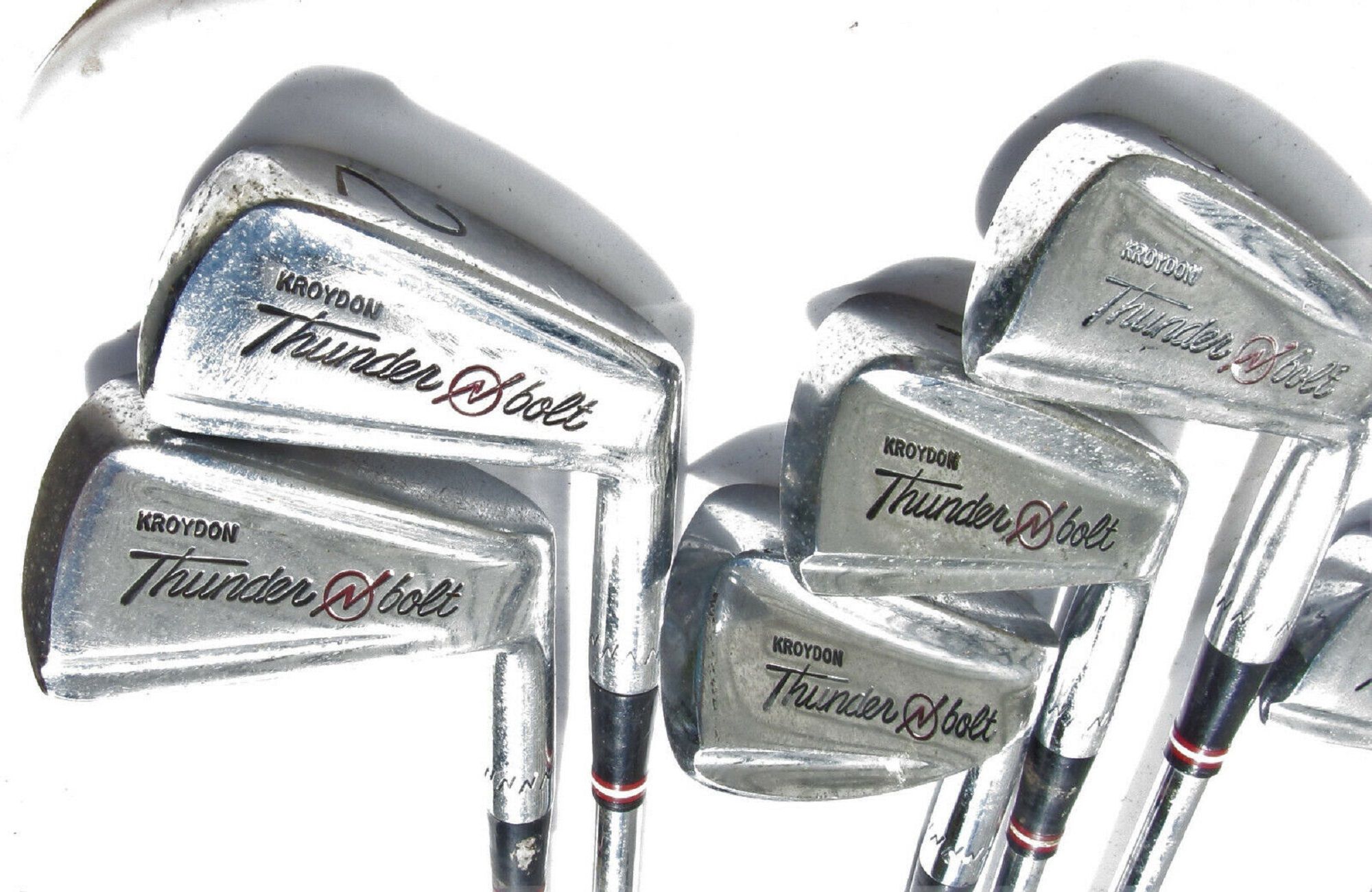 A picture of the Kroydon Thunderbolt Irons made by Ram Golf