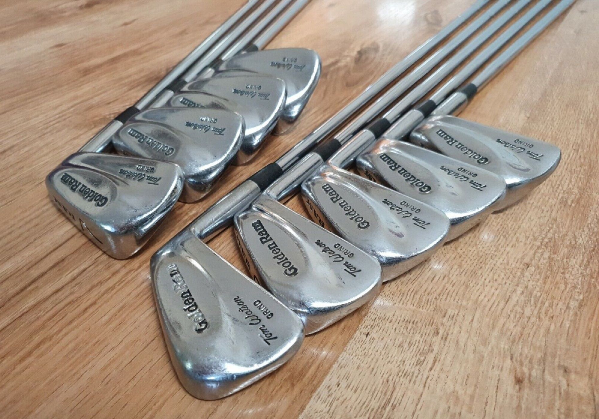 A picture of Golden Ram Tom Watson Tour Grind blade golf irons