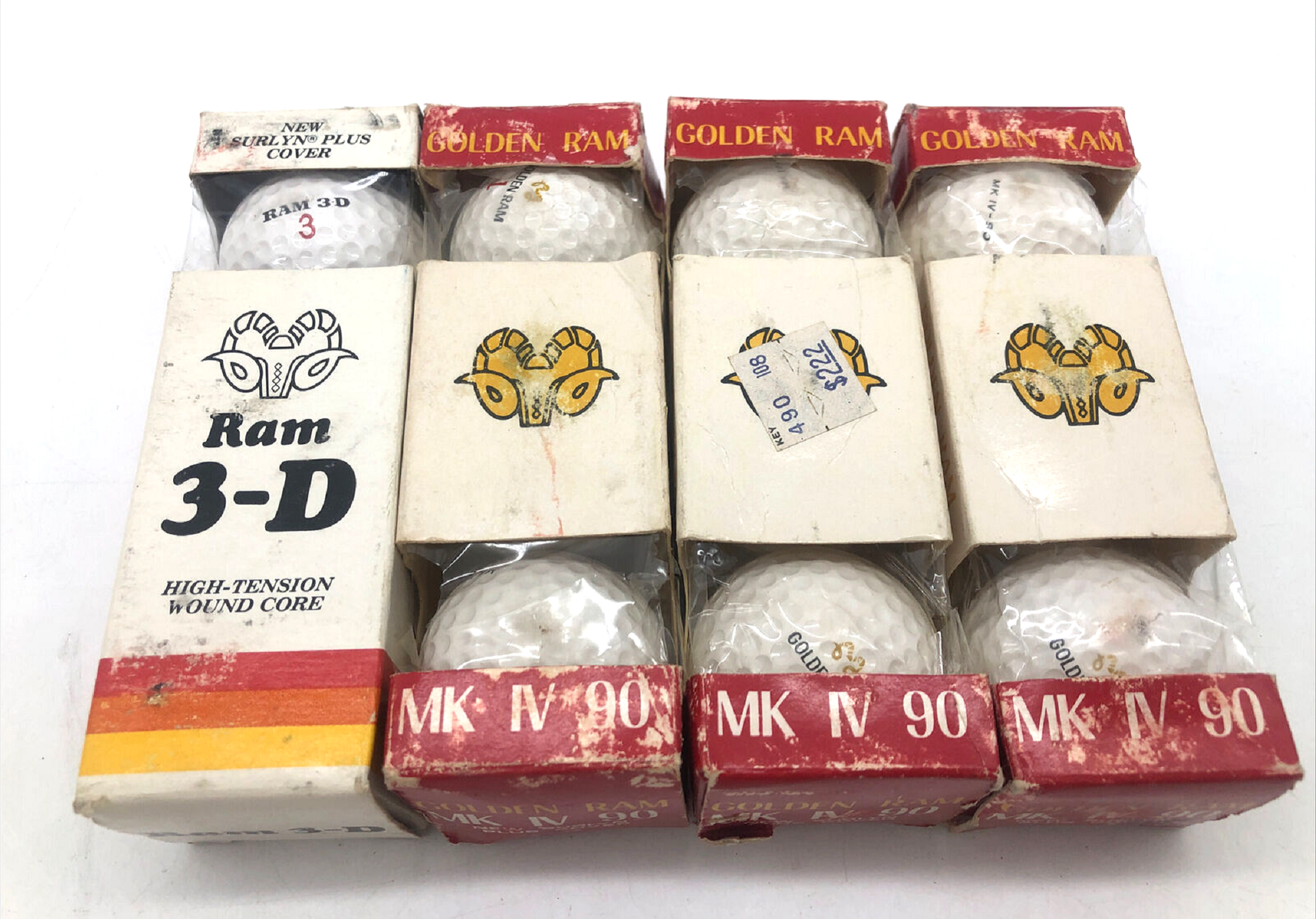 Ram 3D golf balls from 1965